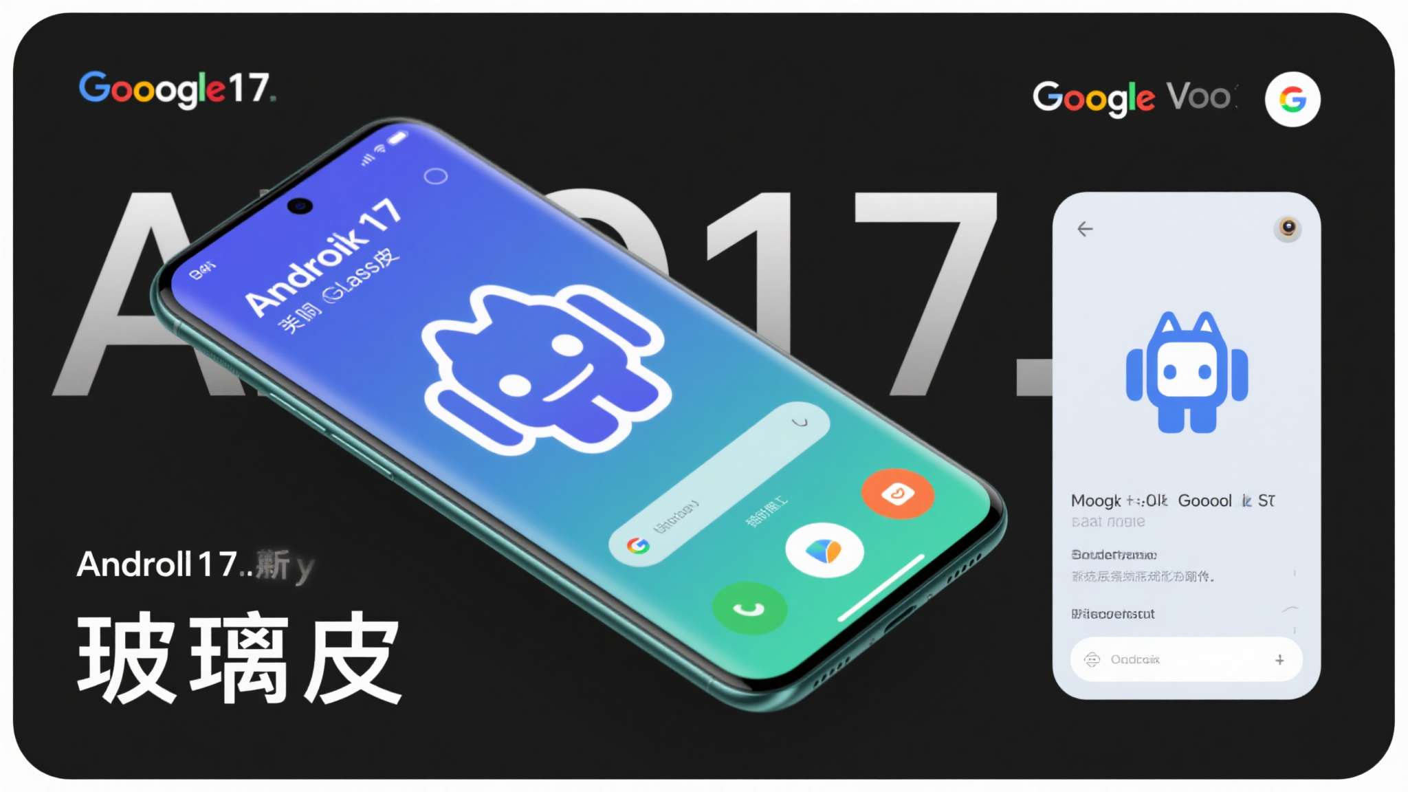 果味十足！谷歌I／O大会将发布安卓17：引入液态玻璃
